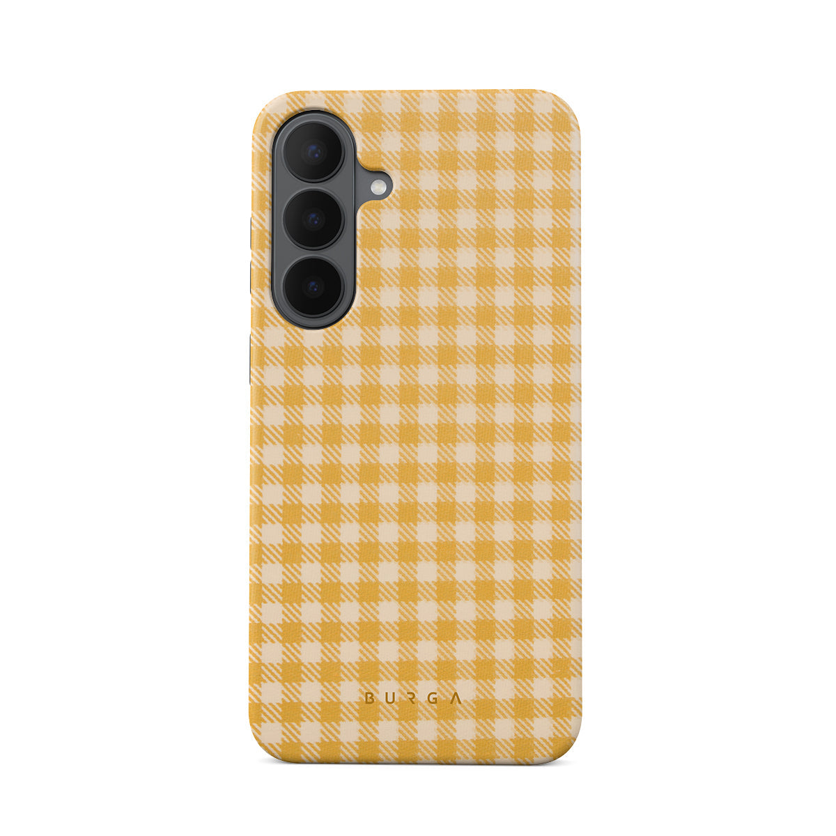 Tuscan Sun - Yellow Plaid Samsung Galaxy S26 FE Case