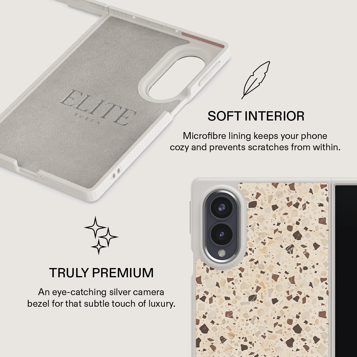 Distant Noise - Terazzo Samsung Galaxy Z Fold 8 Case