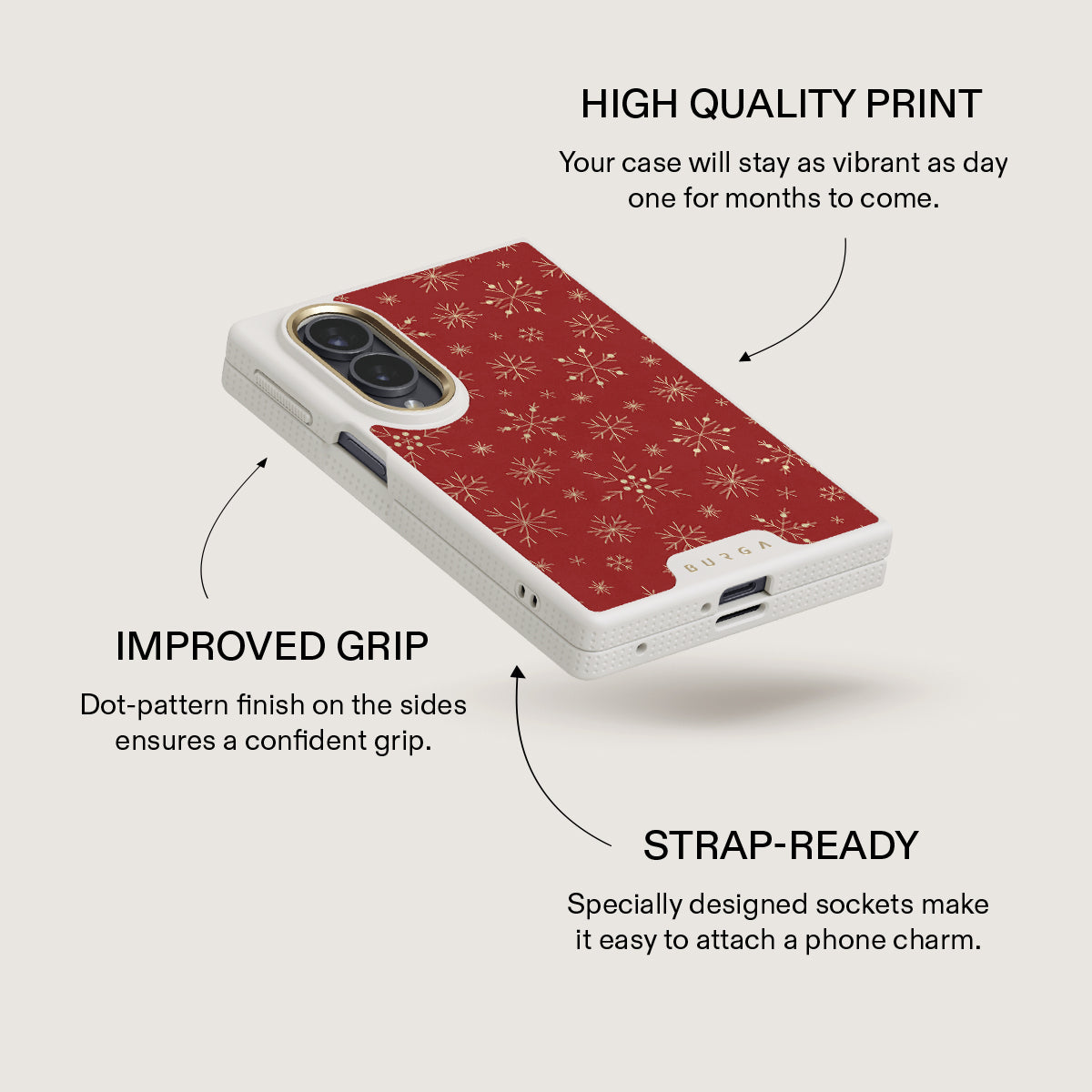 Dear Santa - Snowflake Samsung Galaxy Z Fold 8 Case