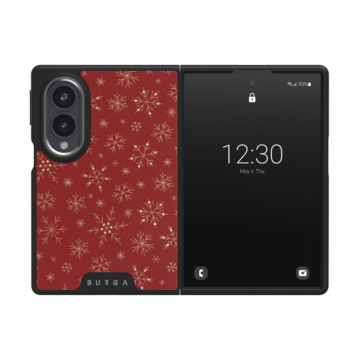 Dear Santa - Snowflake Samsung Galaxy Z Fold 8 Case