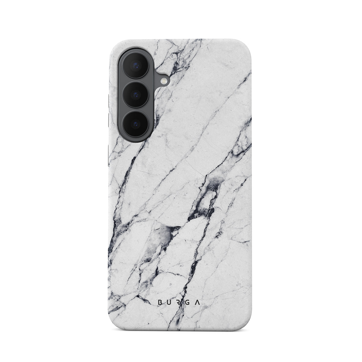 Satin White - Marble Samsung Galaxy S26 FE Case
