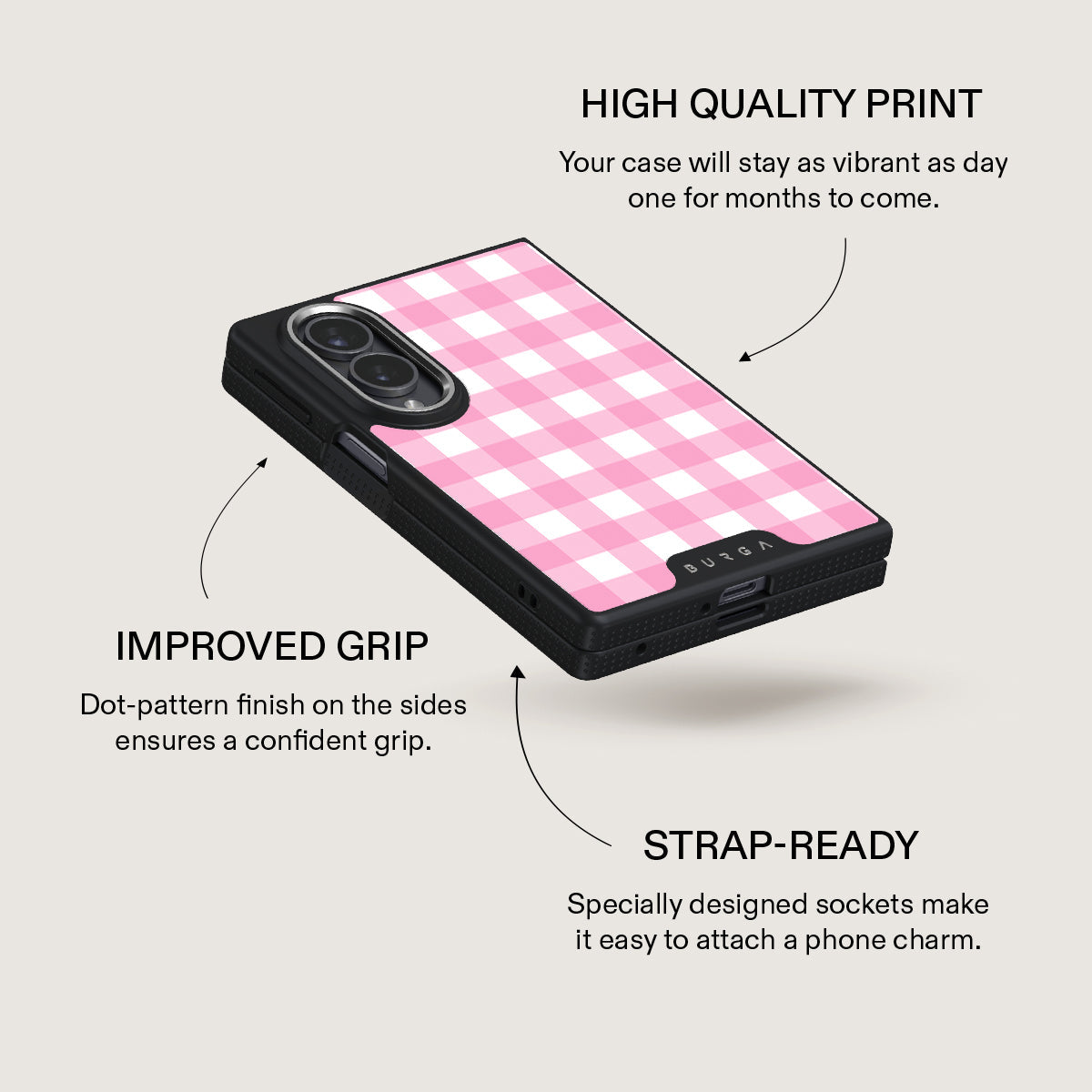 Think Pink - Samsung Galaxy Z Fold 8 Case