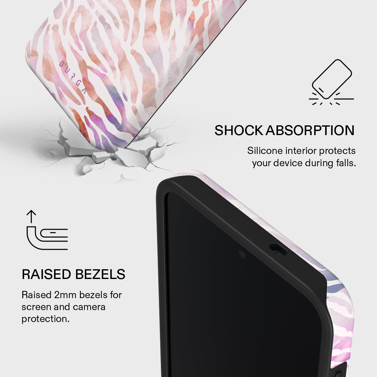 Sultry July - Zebra Samsung Galaxy S26 FE Case