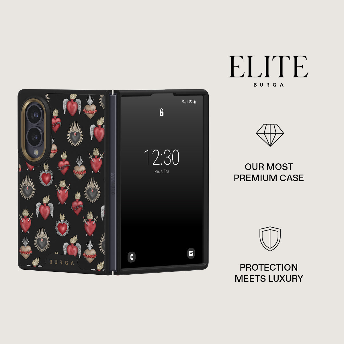Sworn Hearts - Samsung Galaxy Z Fold 8 Case