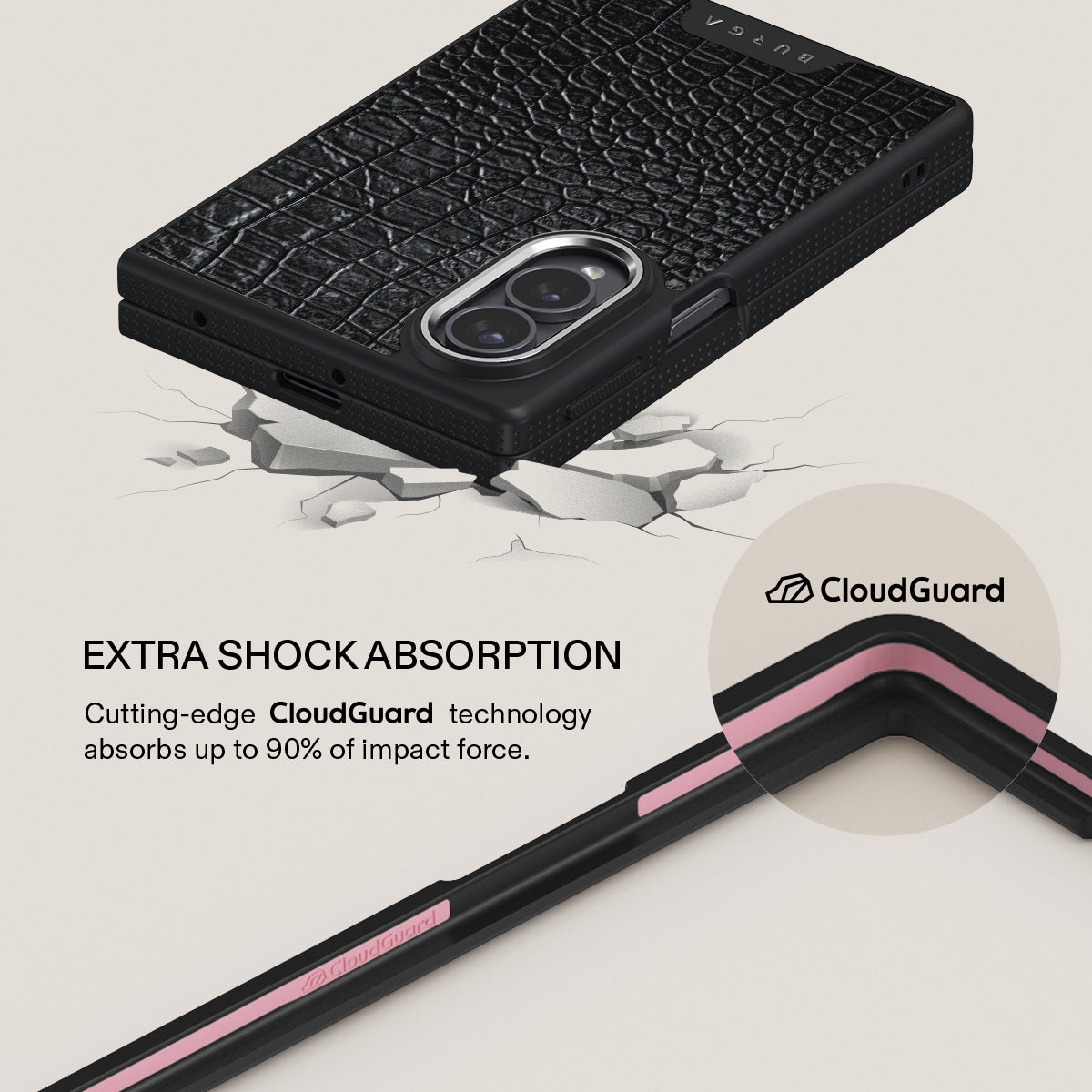 Reaper's Touch - Snakeskin Samsung Galaxy Z Fold 8 Case