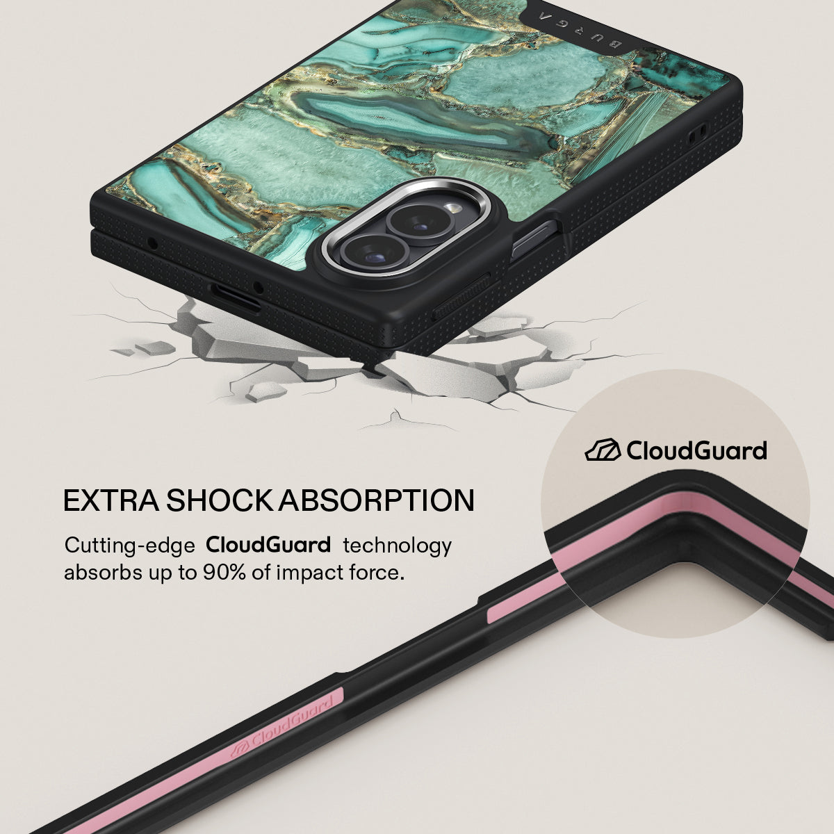 Ubud Jungle - Turquoise Samsung Galaxy Z Fold 8 Case