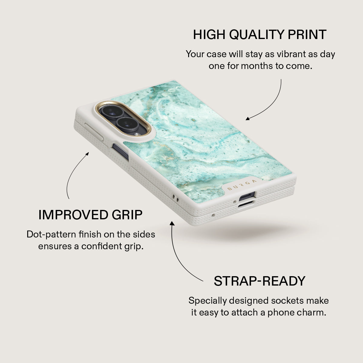 Uluwatu Waves - Teal Samsung Galaxy Z Fold 8 Case