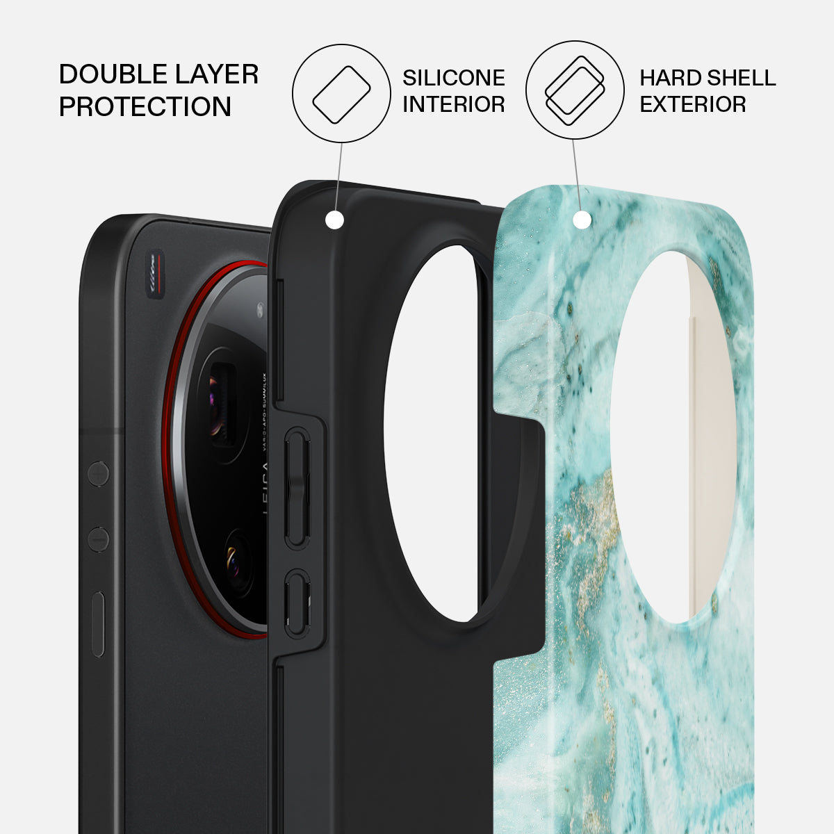 Uluwatu Waves - Teal Xiaomi 17 Ultra Case